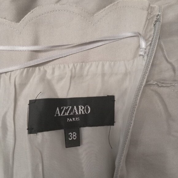 Azzaro bustier pearl grey stunning rare dress from Paris - Picture 2 of 9